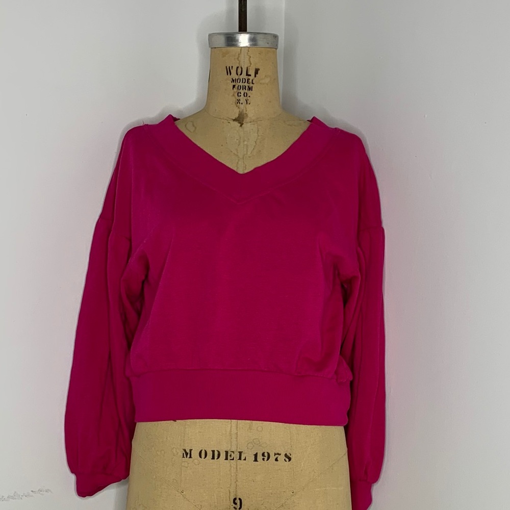 pink sweater